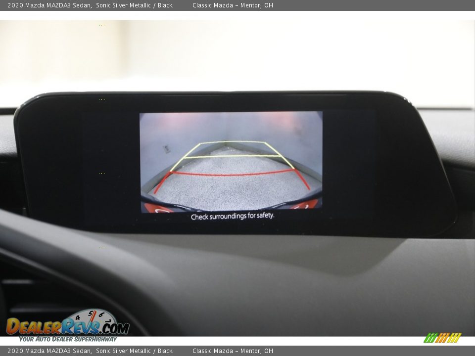 2020 Mazda MAZDA3 Sedan Sonic Silver Metallic / Black Photo #12