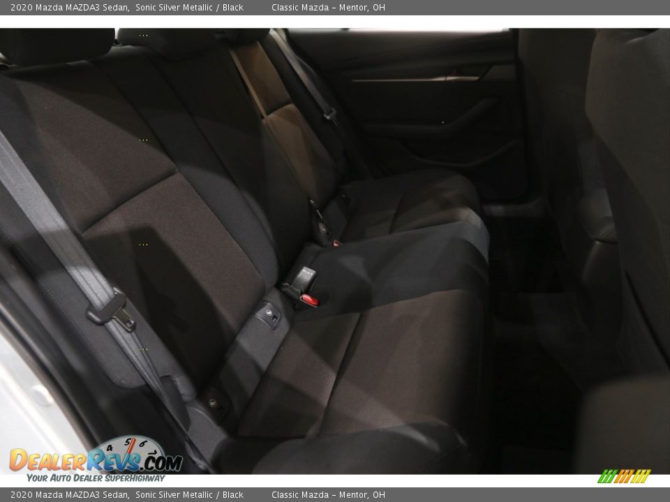 2020 Mazda MAZDA3 Sedan Sonic Silver Metallic / Black Photo #15