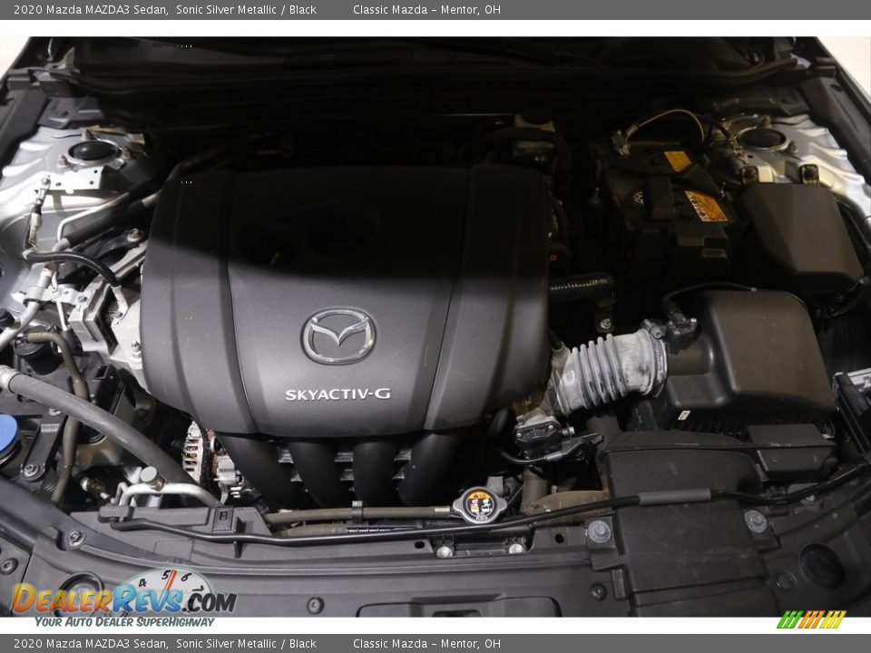 2020 Mazda MAZDA3 Sedan Sonic Silver Metallic / Black Photo #18