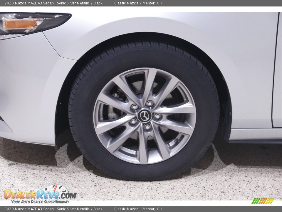 2020 Mazda MAZDA3 Sedan Sonic Silver Metallic / Black Photo #19