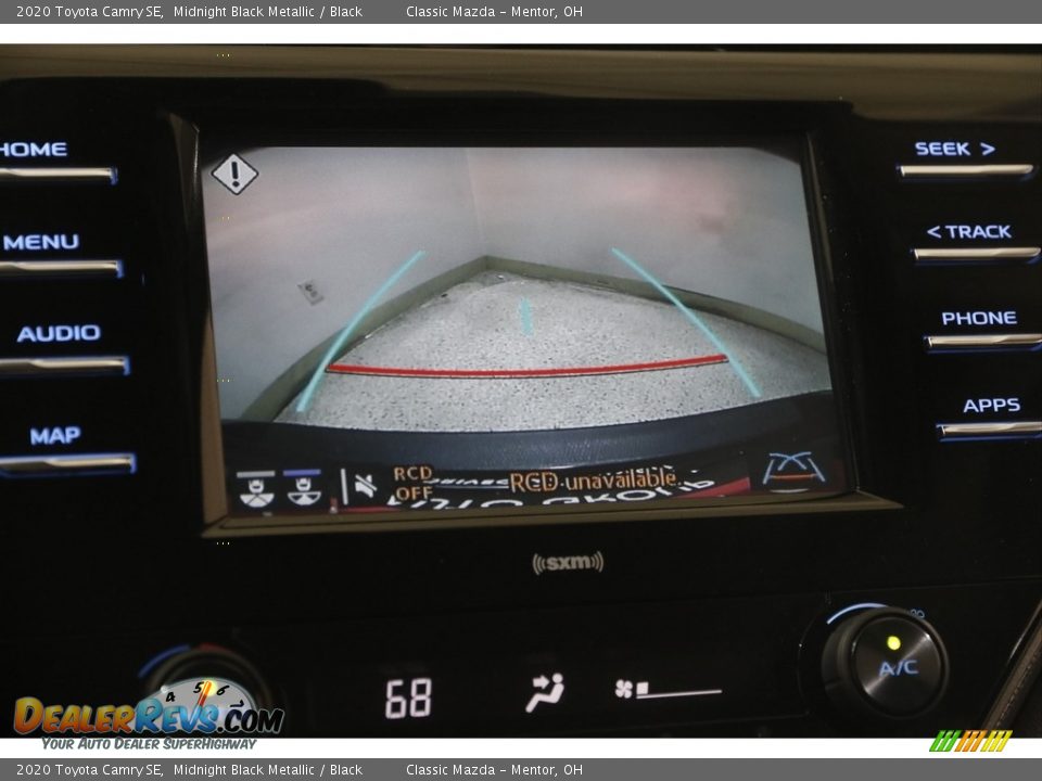 2020 Toyota Camry SE Midnight Black Metallic / Black Photo #11