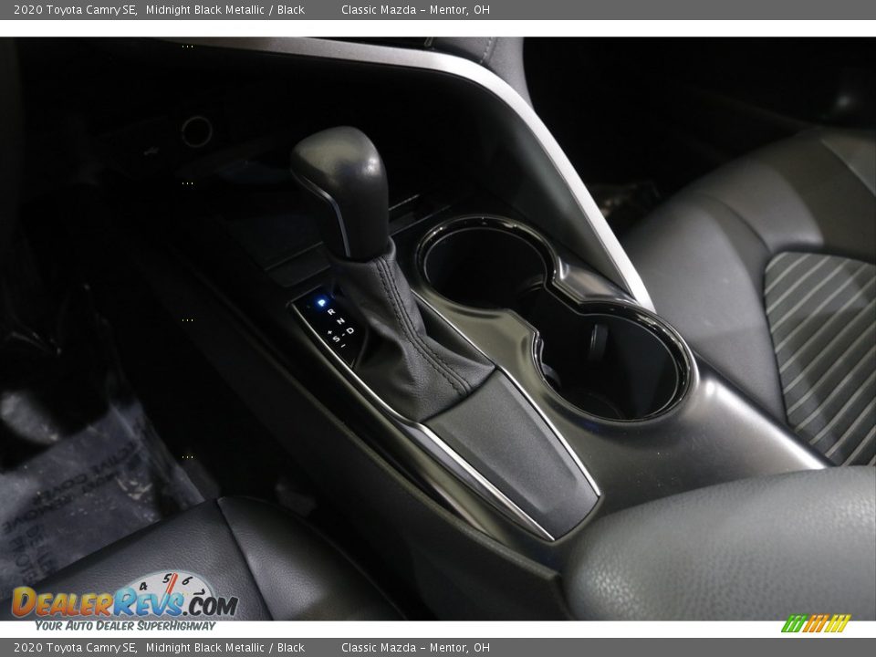2020 Toyota Camry SE Midnight Black Metallic / Black Photo #12