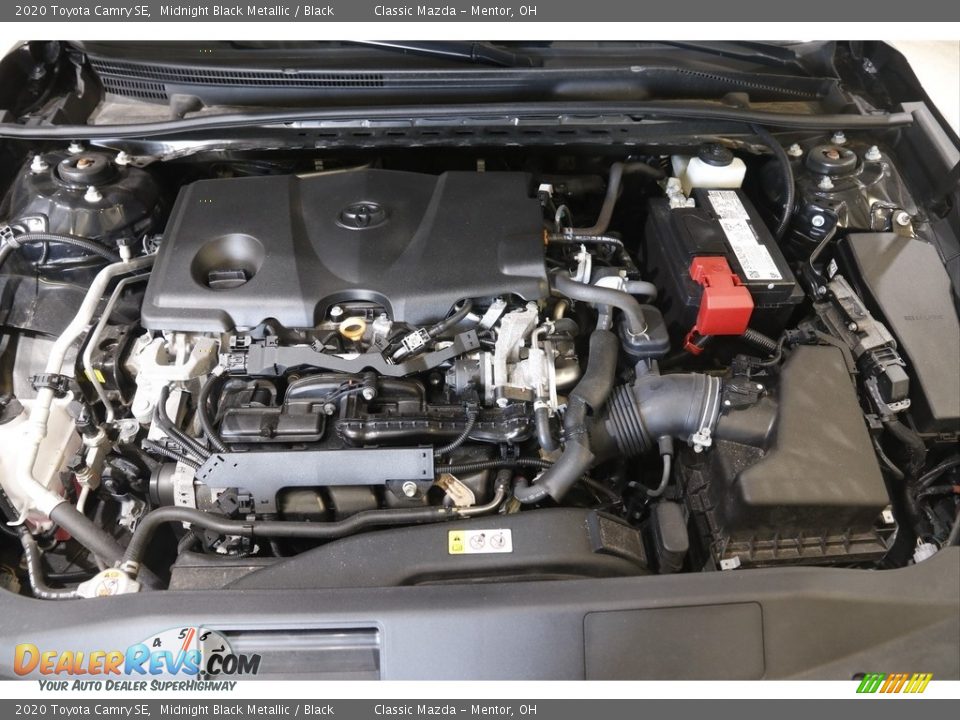 2020 Toyota Camry SE Midnight Black Metallic / Black Photo #17