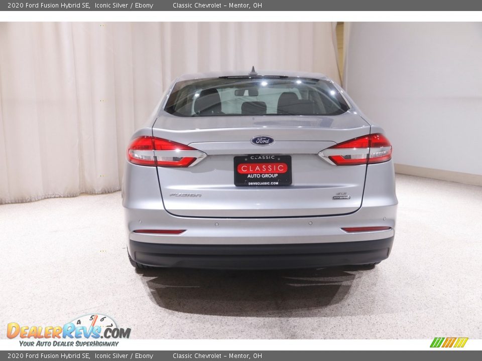 2020 Ford Fusion Hybrid SE Iconic Silver / Ebony Photo #21