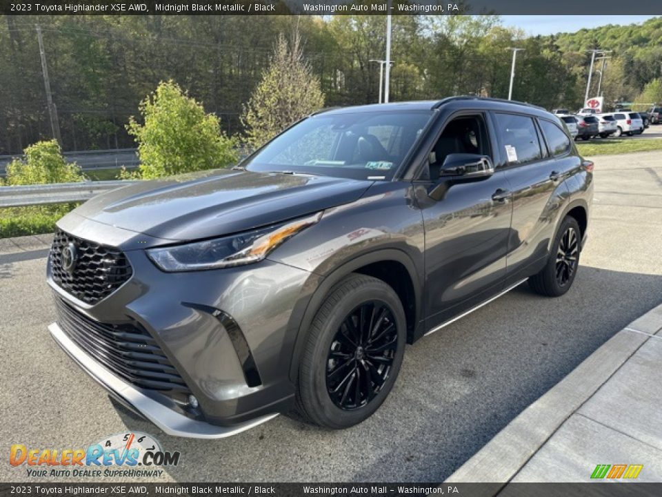 2023 Toyota Highlander XSE AWD Midnight Black Metallic / Black Photo #7