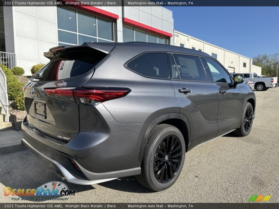 2023 Toyota Highlander XSE AWD Midnight Black Metallic / Black Photo #9