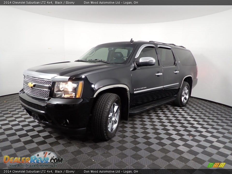 2014 Chevrolet Suburban LTZ 4x4 Black / Ebony Photo #9