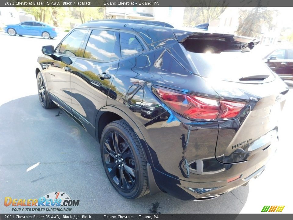 2021 Chevrolet Blazer RS AWD Black / Jet Black Photo #10