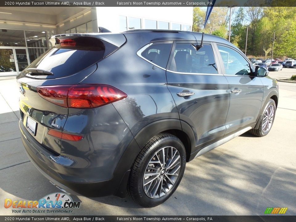 2020 Hyundai Tucson Ultimate AWD Aqua Blue / Black Photo #2