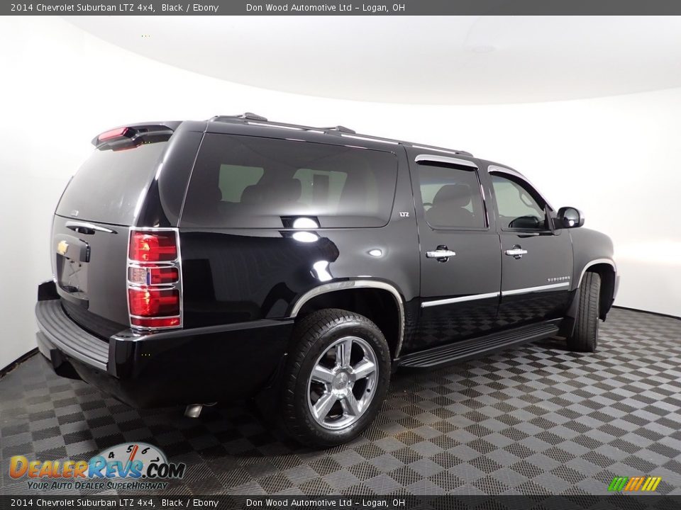 2014 Chevrolet Suburban LTZ 4x4 Black / Ebony Photo #13