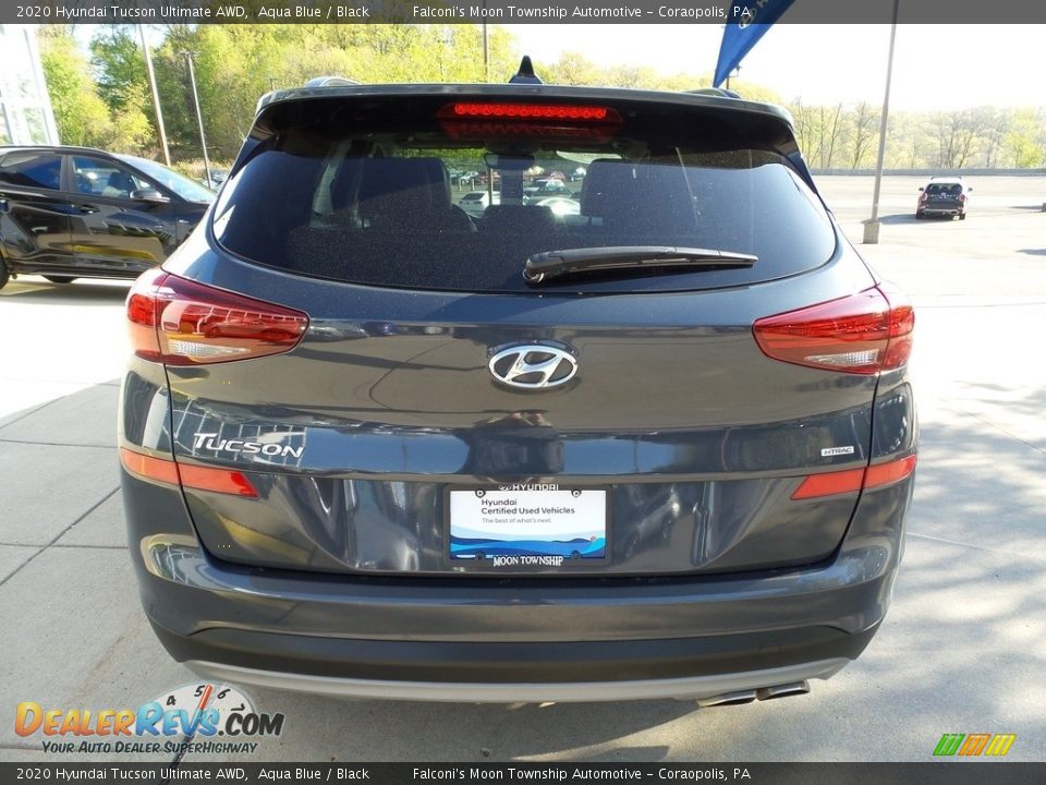 2020 Hyundai Tucson Ultimate AWD Aqua Blue / Black Photo #3