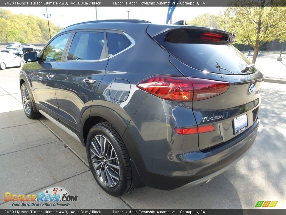 2020 Hyundai Tucson Ultimate AWD Aqua Blue / Black Photo #5