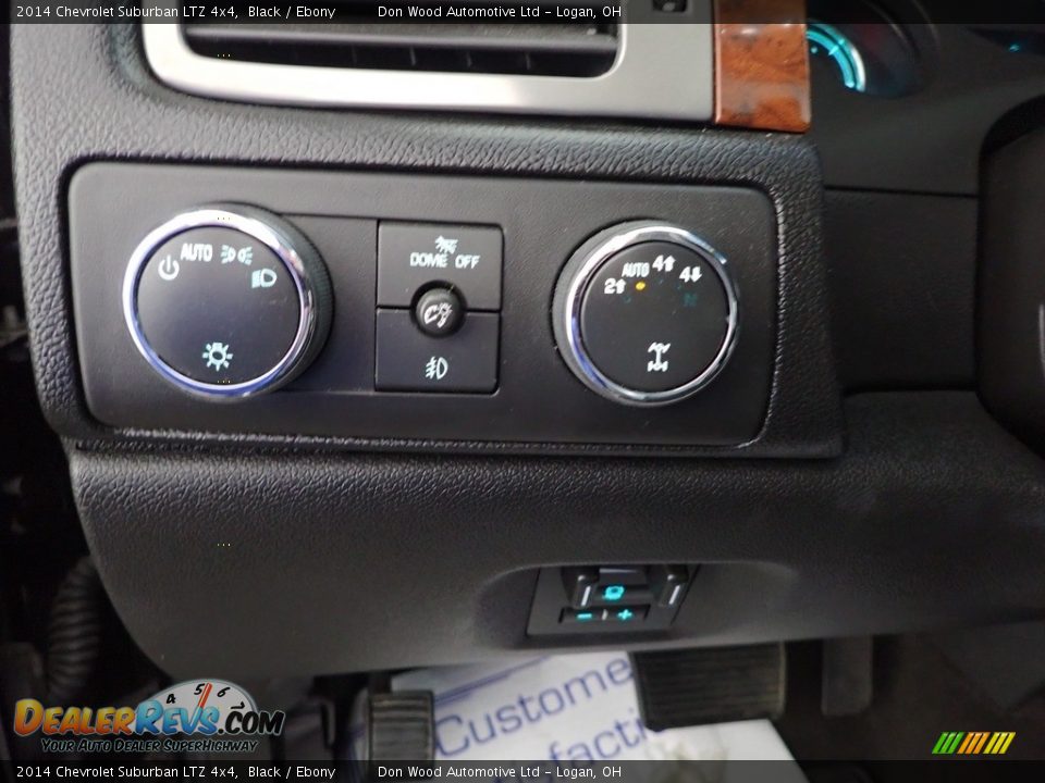2014 Chevrolet Suburban LTZ 4x4 Black / Ebony Photo #18