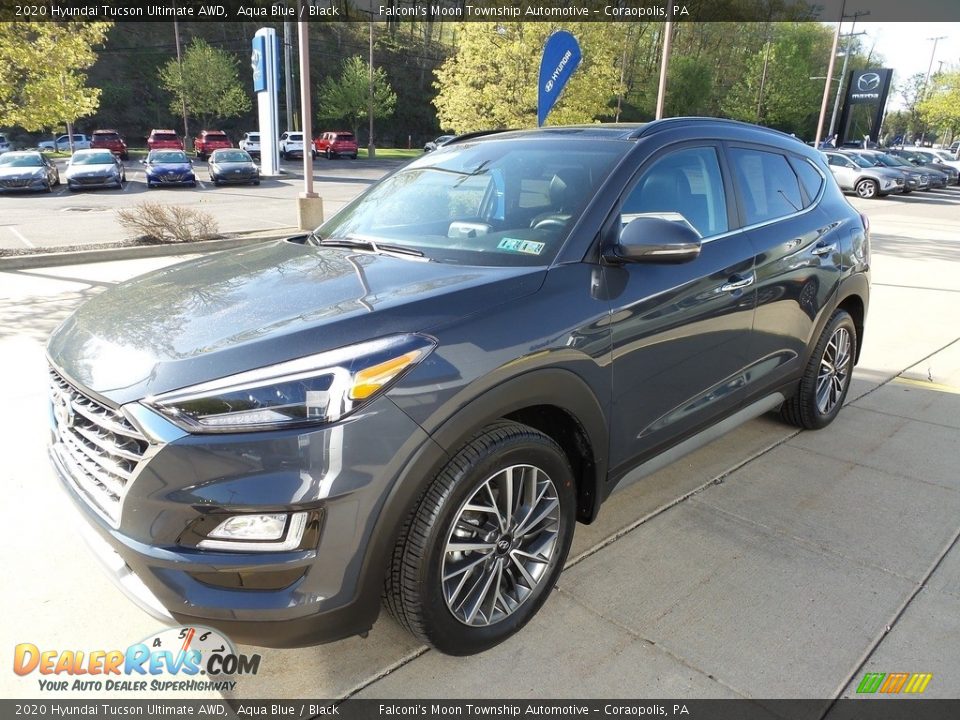 2020 Hyundai Tucson Ultimate AWD Aqua Blue / Black Photo #7