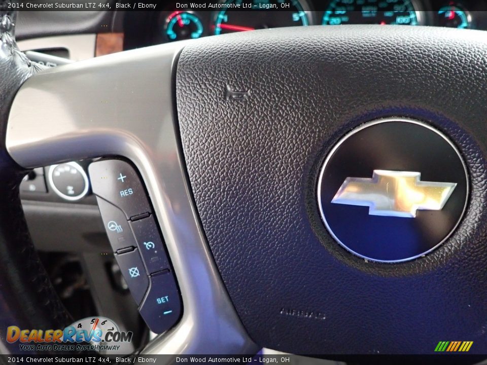 2014 Chevrolet Suburban LTZ 4x4 Black / Ebony Photo #19