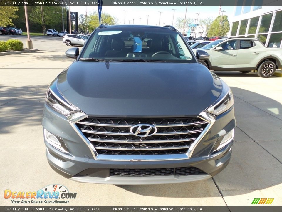 2020 Hyundai Tucson Ultimate AWD Aqua Blue / Black Photo #8