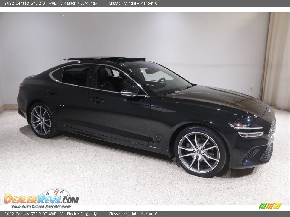 Vik Black 2022 Genesis G70 2.0T AWD Photo #1