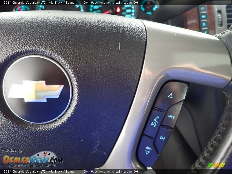 2014 Chevrolet Suburban LTZ 4x4 Black / Ebony Photo #20