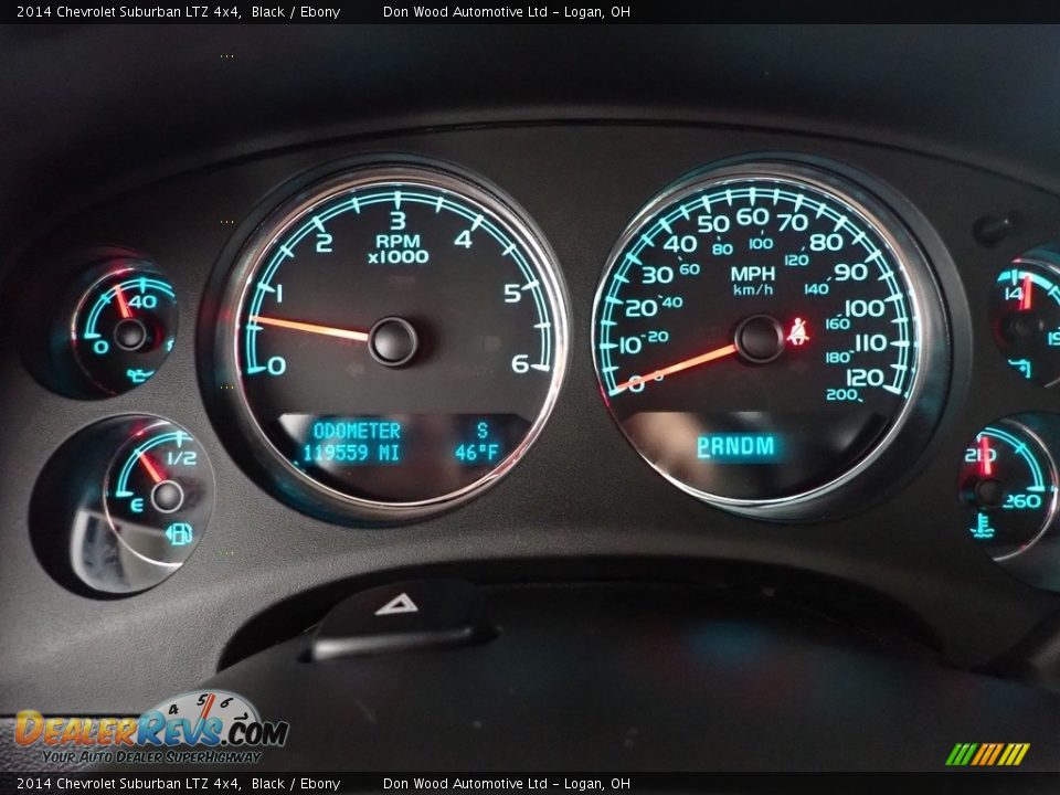 2014 Chevrolet Suburban LTZ 4x4 Black / Ebony Photo #21