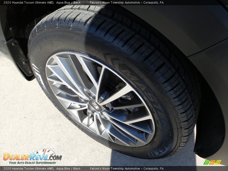 2020 Hyundai Tucson Ultimate AWD Aqua Blue / Black Photo #10