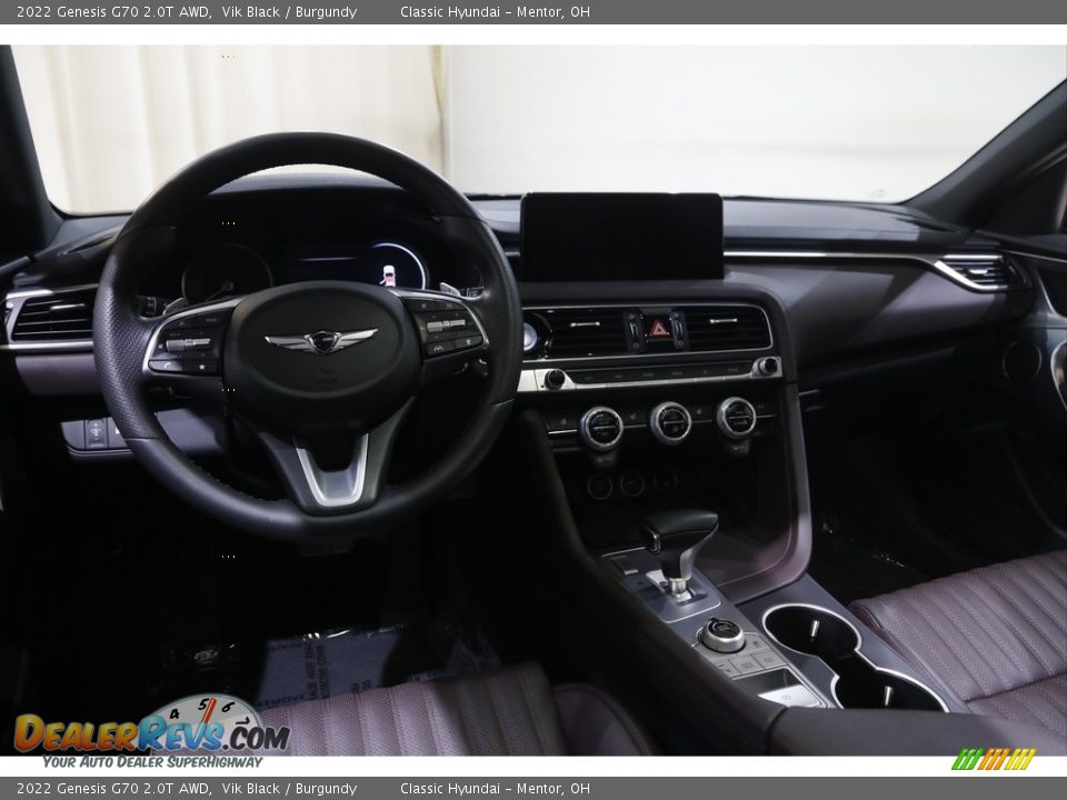 Dashboard of 2022 Genesis G70 2.0T AWD Photo #6