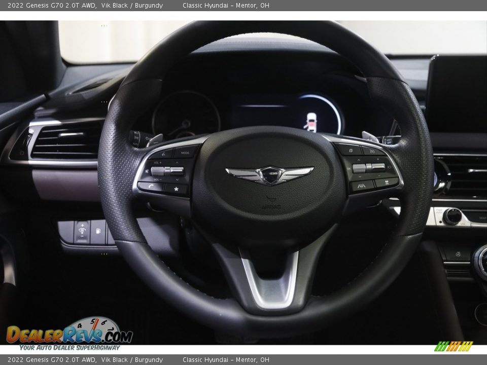 2022 Genesis G70 2.0T AWD Steering Wheel Photo #7