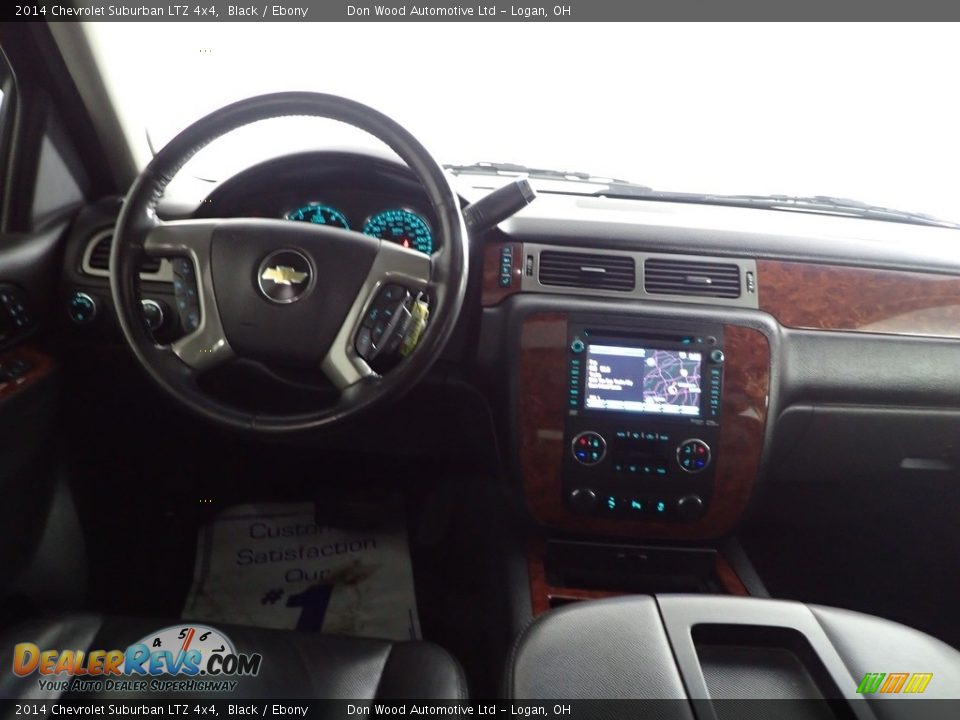 2014 Chevrolet Suburban LTZ 4x4 Black / Ebony Photo #29