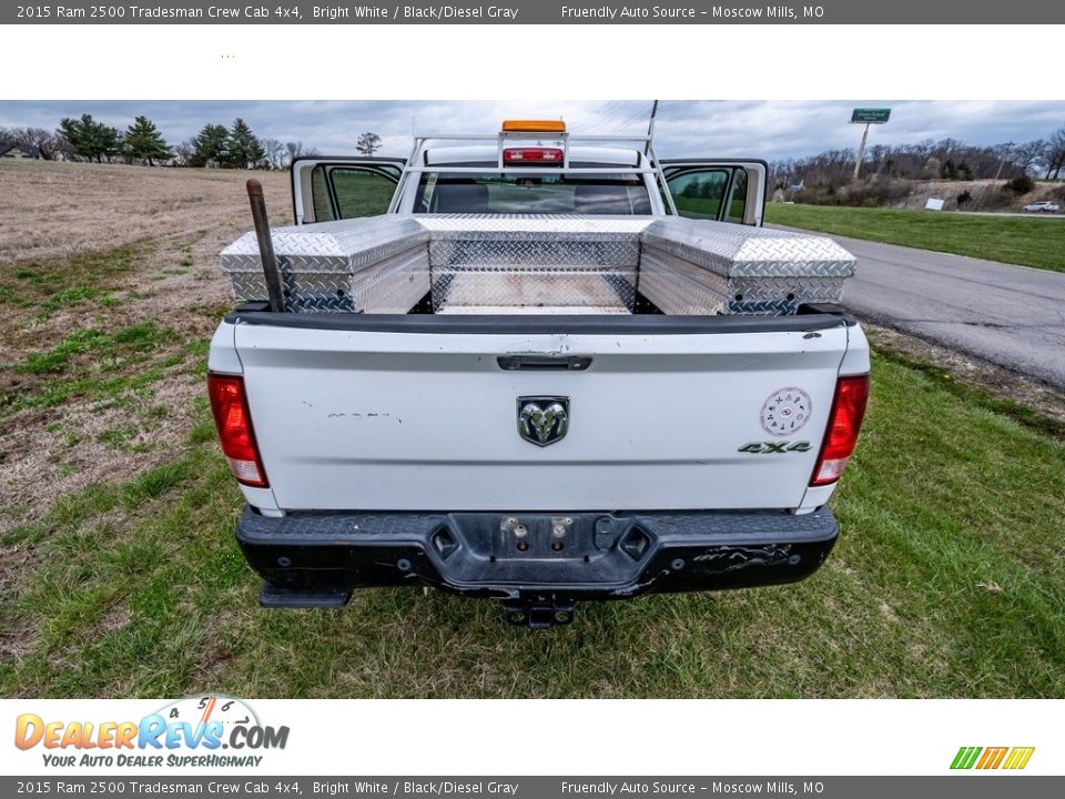 2015 Ram 2500 Tradesman Crew Cab 4x4 Bright White / Black/Diesel Gray Photo #5