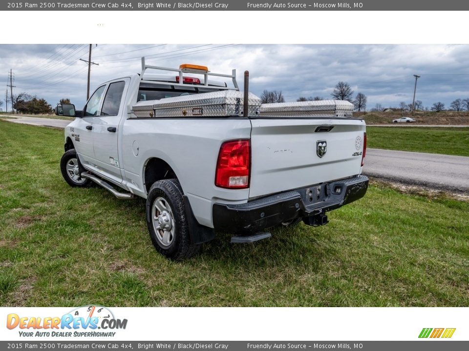 2015 Ram 2500 Tradesman Crew Cab 4x4 Bright White / Black/Diesel Gray Photo #6