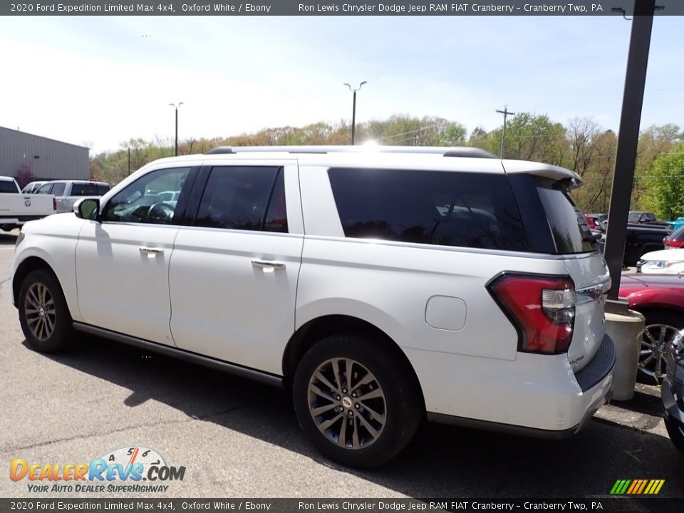 2020 Ford Expedition Limited Max 4x4 Oxford White / Ebony Photo #4