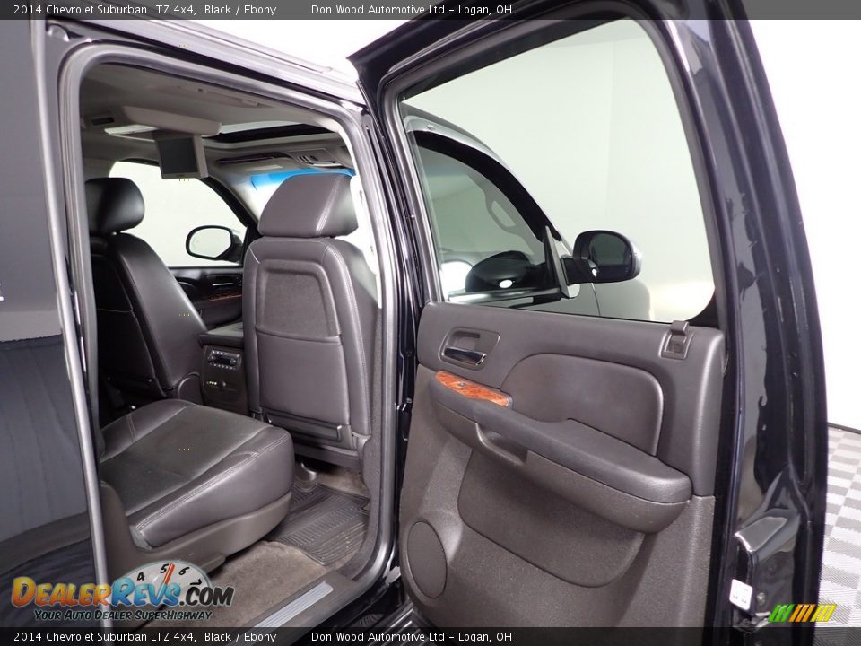 2014 Chevrolet Suburban LTZ 4x4 Black / Ebony Photo #34