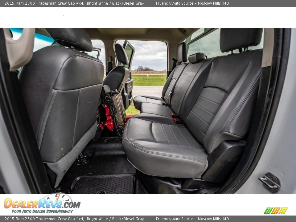 Rear Seat of 2015 Ram 2500 Tradesman Crew Cab 4x4 Photo #16