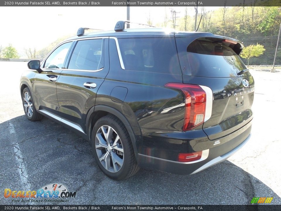 2020 Hyundai Palisade SEL AWD Becketts Black / Black Photo #2