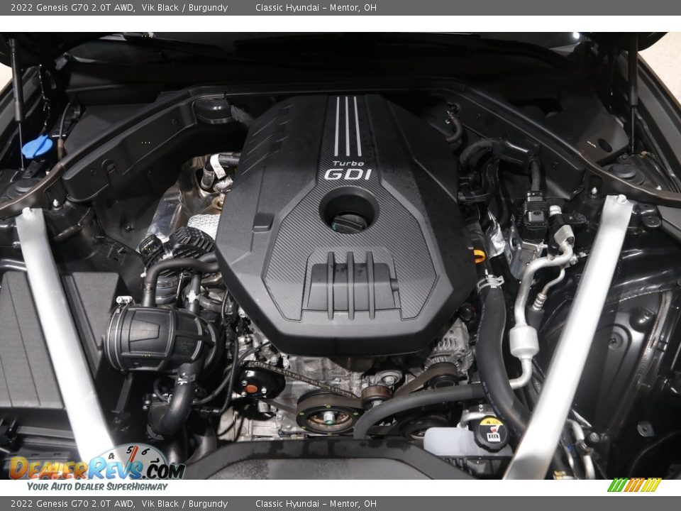 2022 Genesis G70 2.0T AWD 2.0 Liter Turbocharged DOHC 16-Valve VVT 4 Cylinder Engine Photo #25