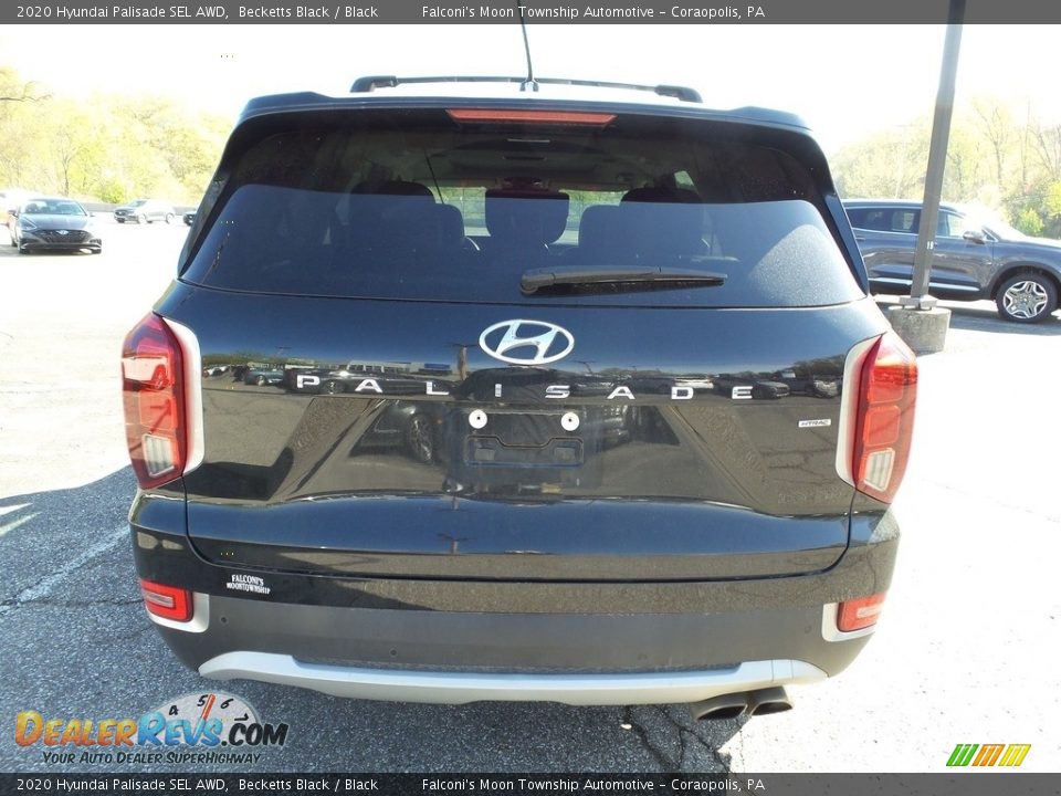 2020 Hyundai Palisade SEL AWD Becketts Black / Black Photo #3