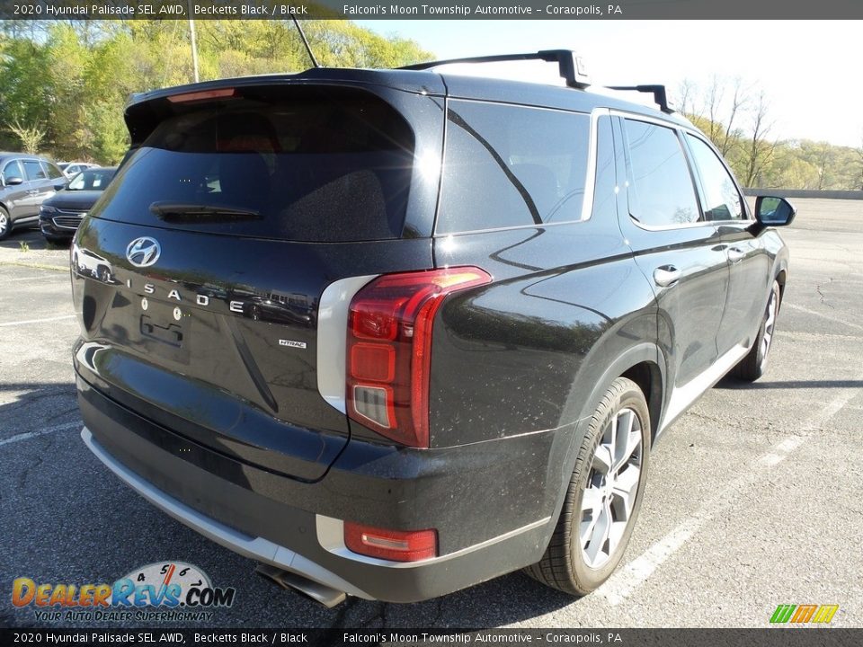 2020 Hyundai Palisade SEL AWD Becketts Black / Black Photo #4