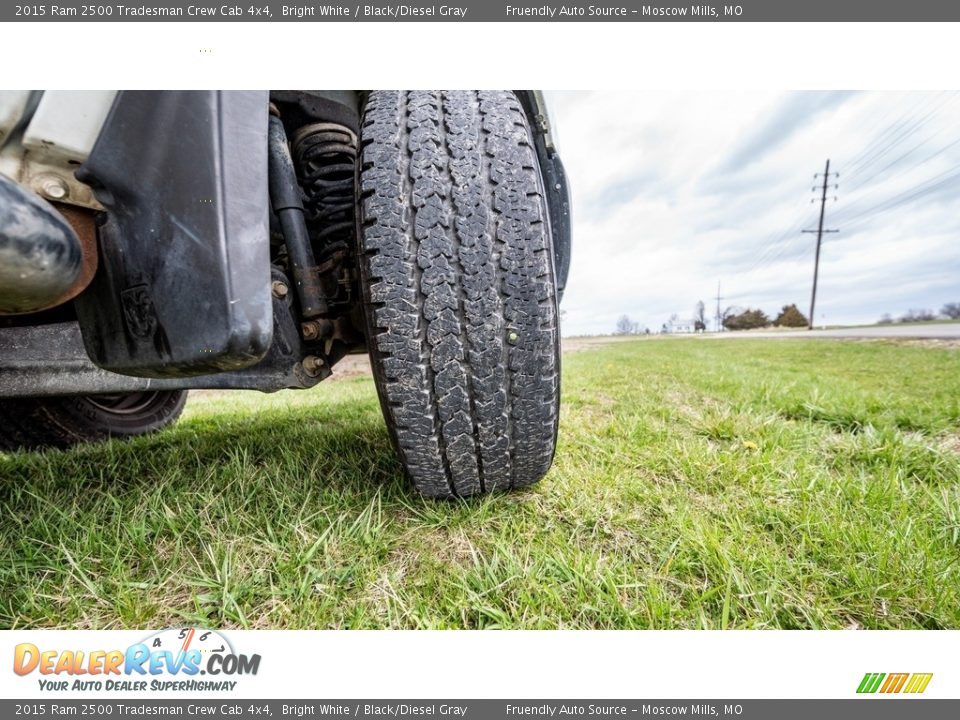 2015 Ram 2500 Tradesman Crew Cab 4x4 Bright White / Black/Diesel Gray Photo #21