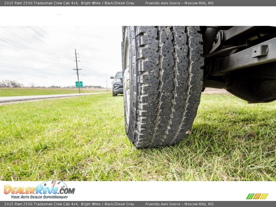 2015 Ram 2500 Tradesman Crew Cab 4x4 Bright White / Black/Diesel Gray Photo #22