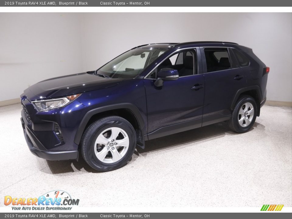 2019 Toyota RAV4 XLE AWD Blueprint / Black Photo #3