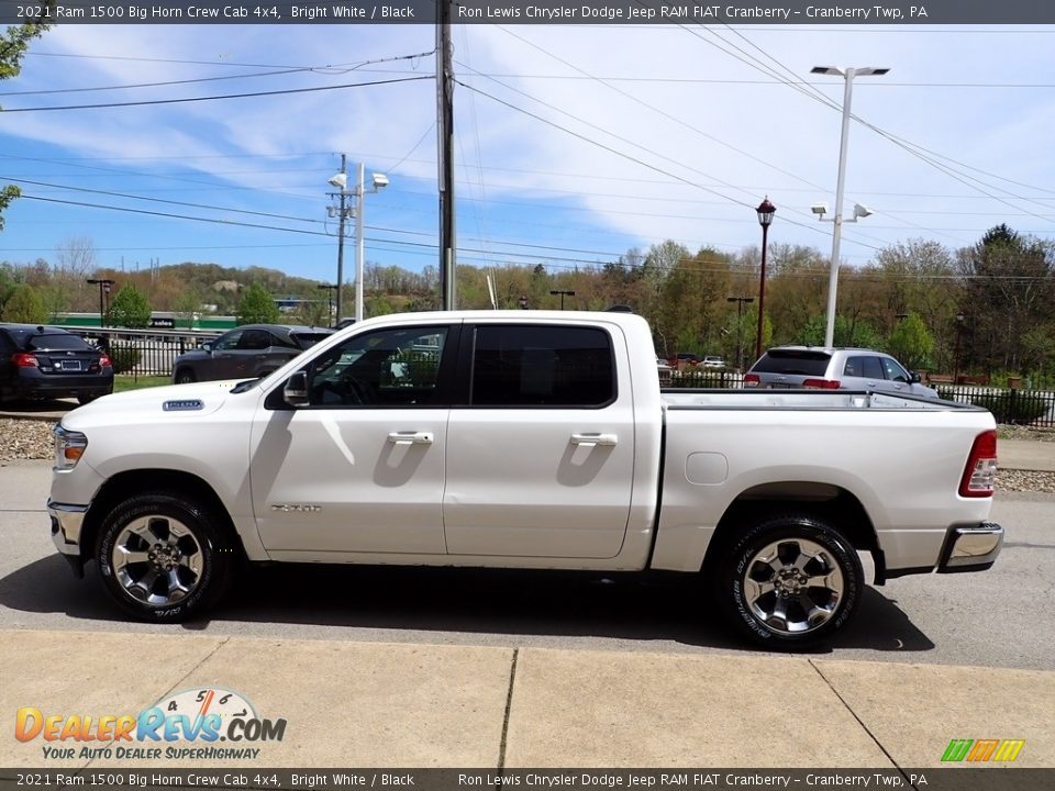 2021 Ram 1500 Big Horn Crew Cab 4x4 Bright White / Black Photo #5