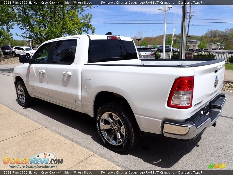 2021 Ram 1500 Big Horn Crew Cab 4x4 Bright White / Black Photo #6