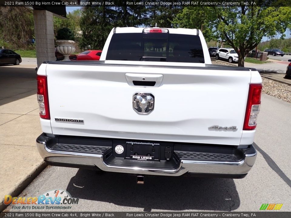 2021 Ram 1500 Big Horn Crew Cab 4x4 Bright White / Black Photo #7