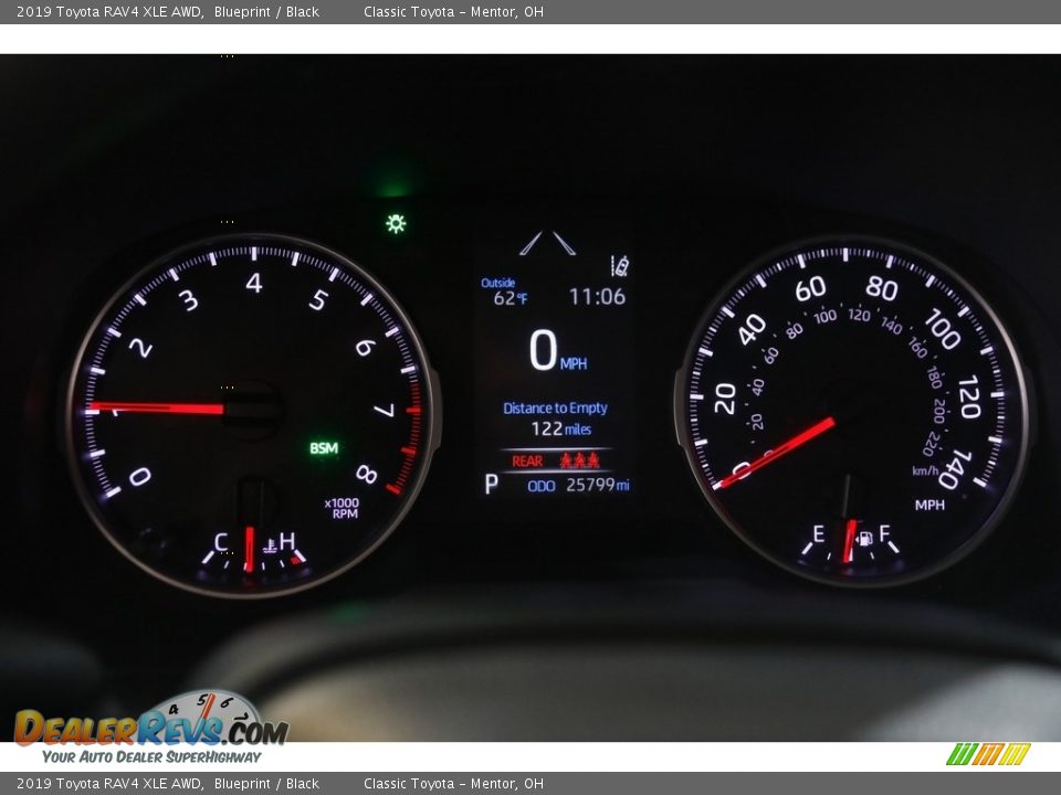 2019 Toyota RAV4 XLE AWD Blueprint / Black Photo #8