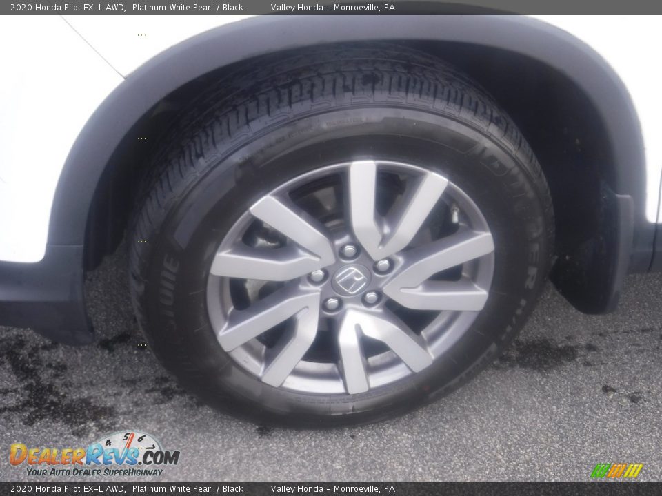 2020 Honda Pilot EX-L AWD Platinum White Pearl / Black Photo #3
