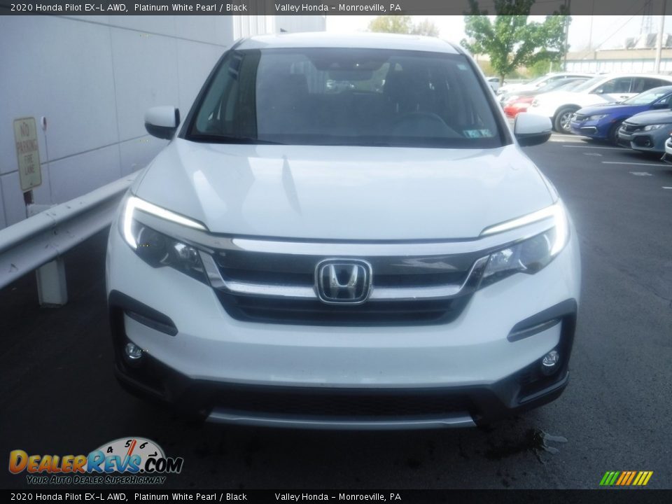 2020 Honda Pilot EX-L AWD Platinum White Pearl / Black Photo #4