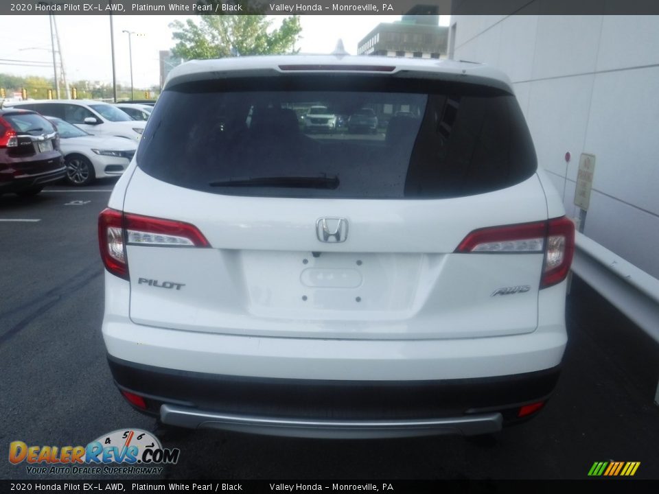 2020 Honda Pilot EX-L AWD Platinum White Pearl / Black Photo #7