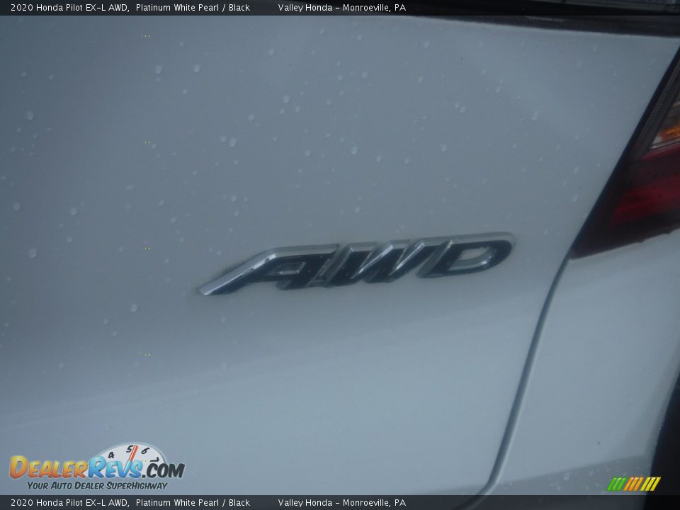 2020 Honda Pilot EX-L AWD Platinum White Pearl / Black Photo #8