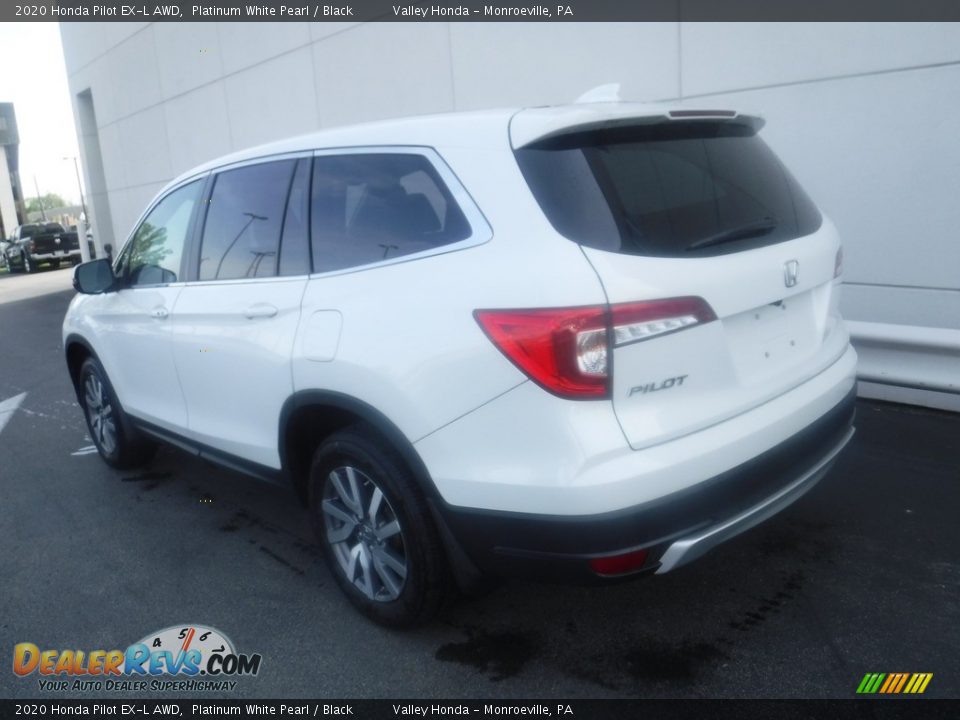 2020 Honda Pilot EX-L AWD Platinum White Pearl / Black Photo #9