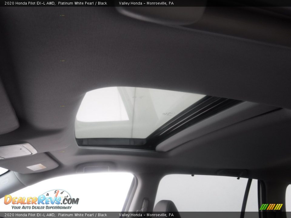 2020 Honda Pilot EX-L AWD Platinum White Pearl / Black Photo #10