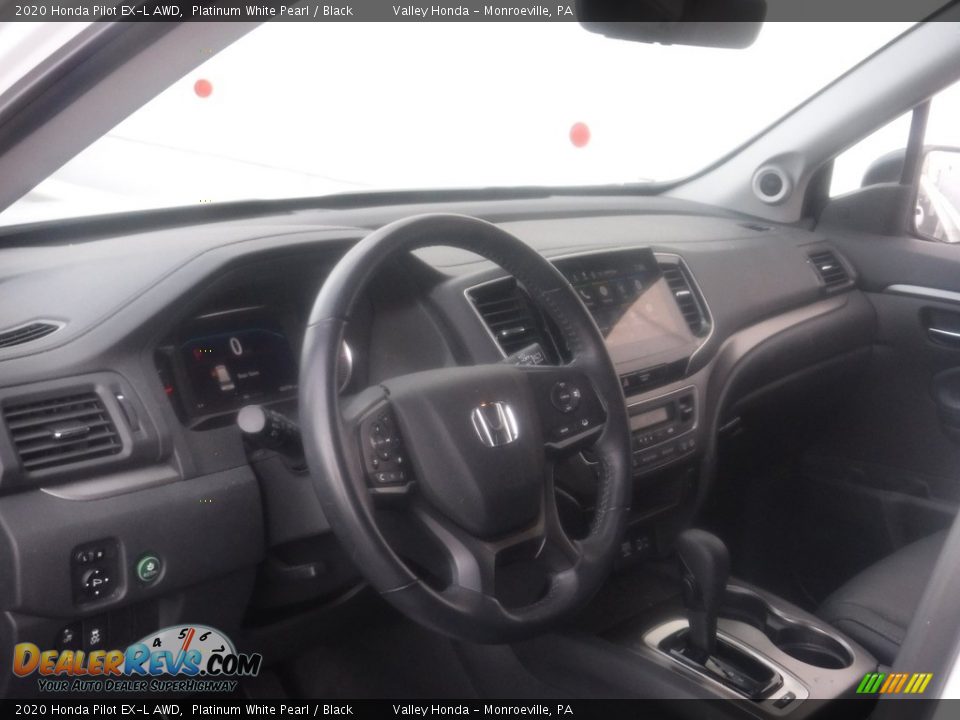 2020 Honda Pilot EX-L AWD Platinum White Pearl / Black Photo #11